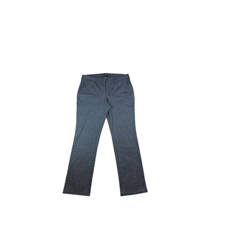 NYDJ Trousers Womens Size 14 Dress Pants Gray Herringbone Plus Size Size Stretch